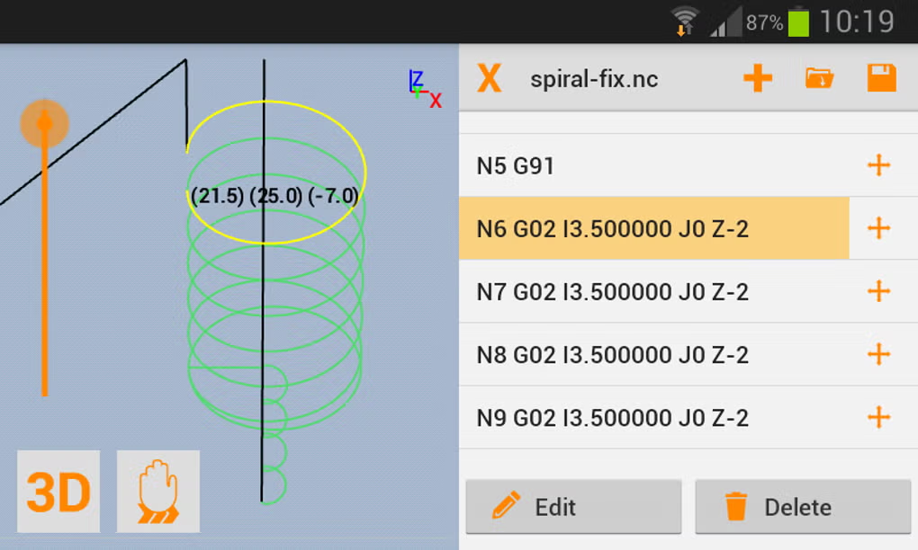 CNC Droid Screenshot