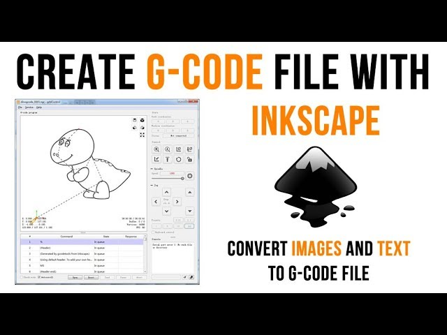 GCode Plugin for Inkscape Screenshot