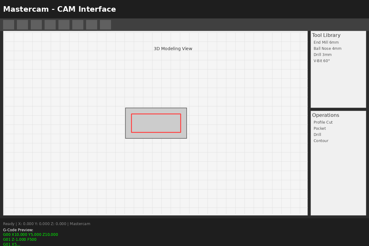 Mastercam Screenshot 1