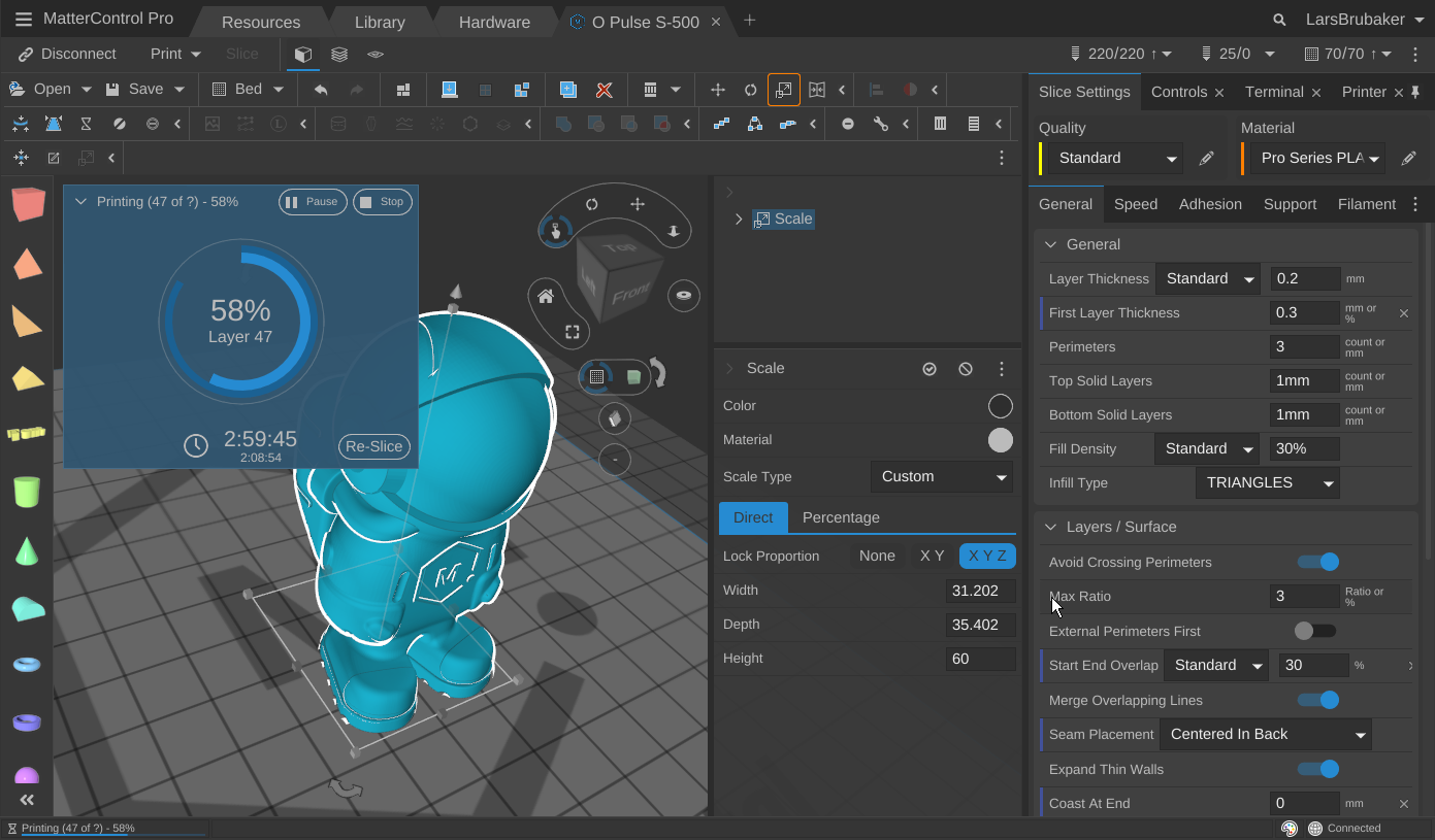 MatterControl Screenshot