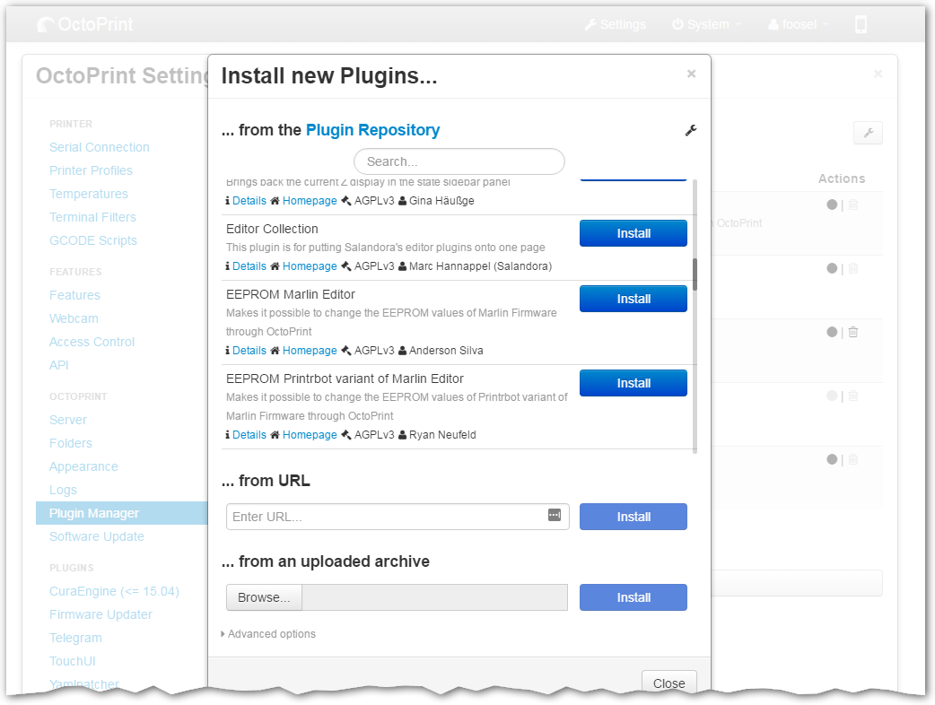 OctoPrint Screenshot 6