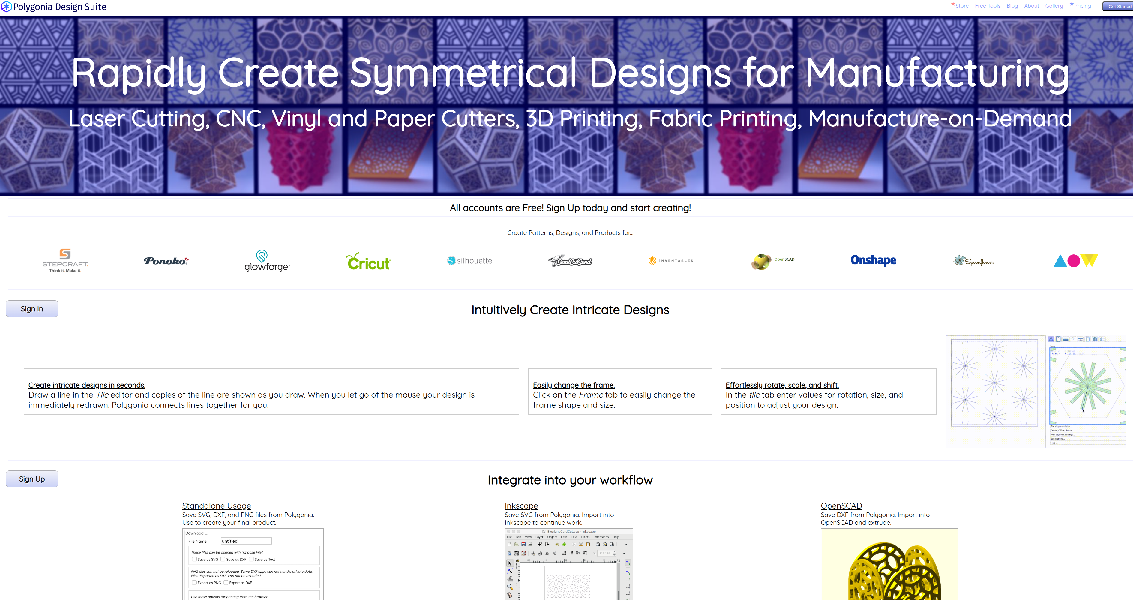 Polygonia Screenshot