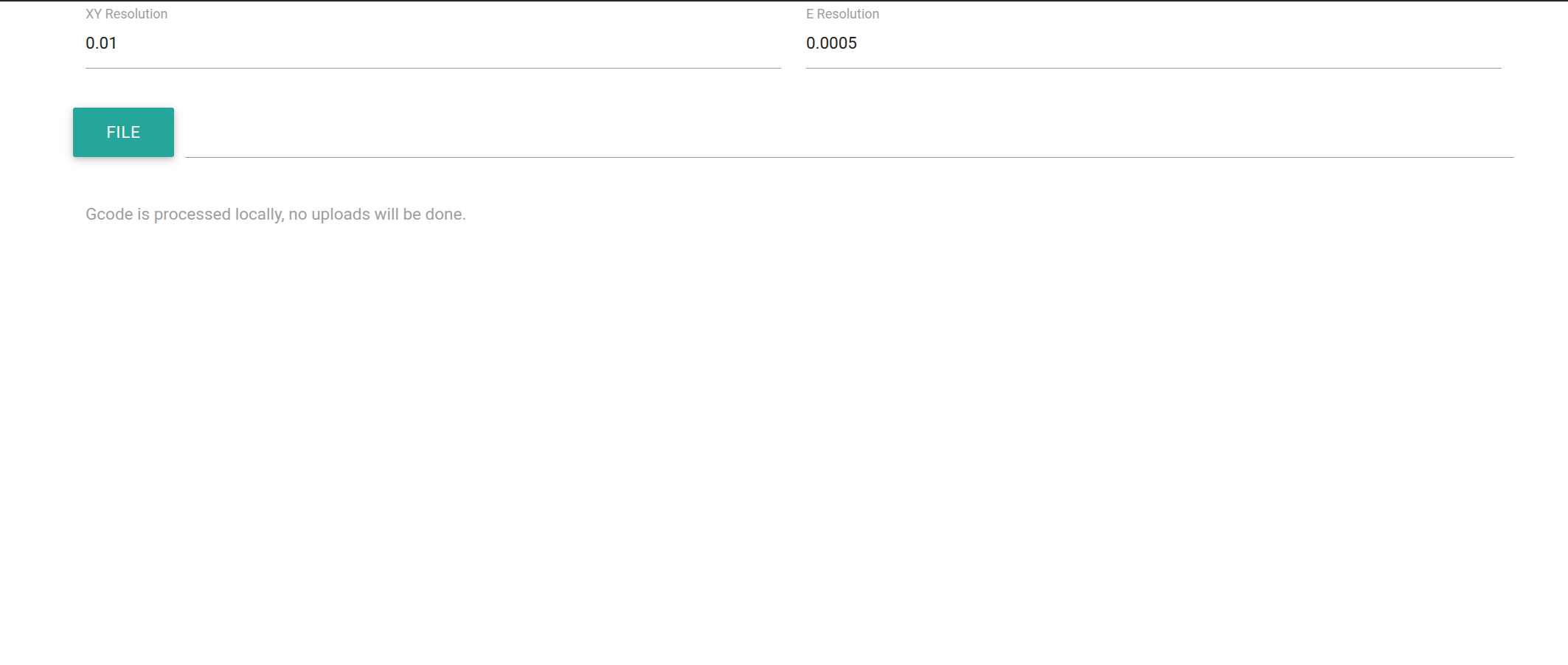 SimplifyS3D G-code Cleanup Tool Screenshot